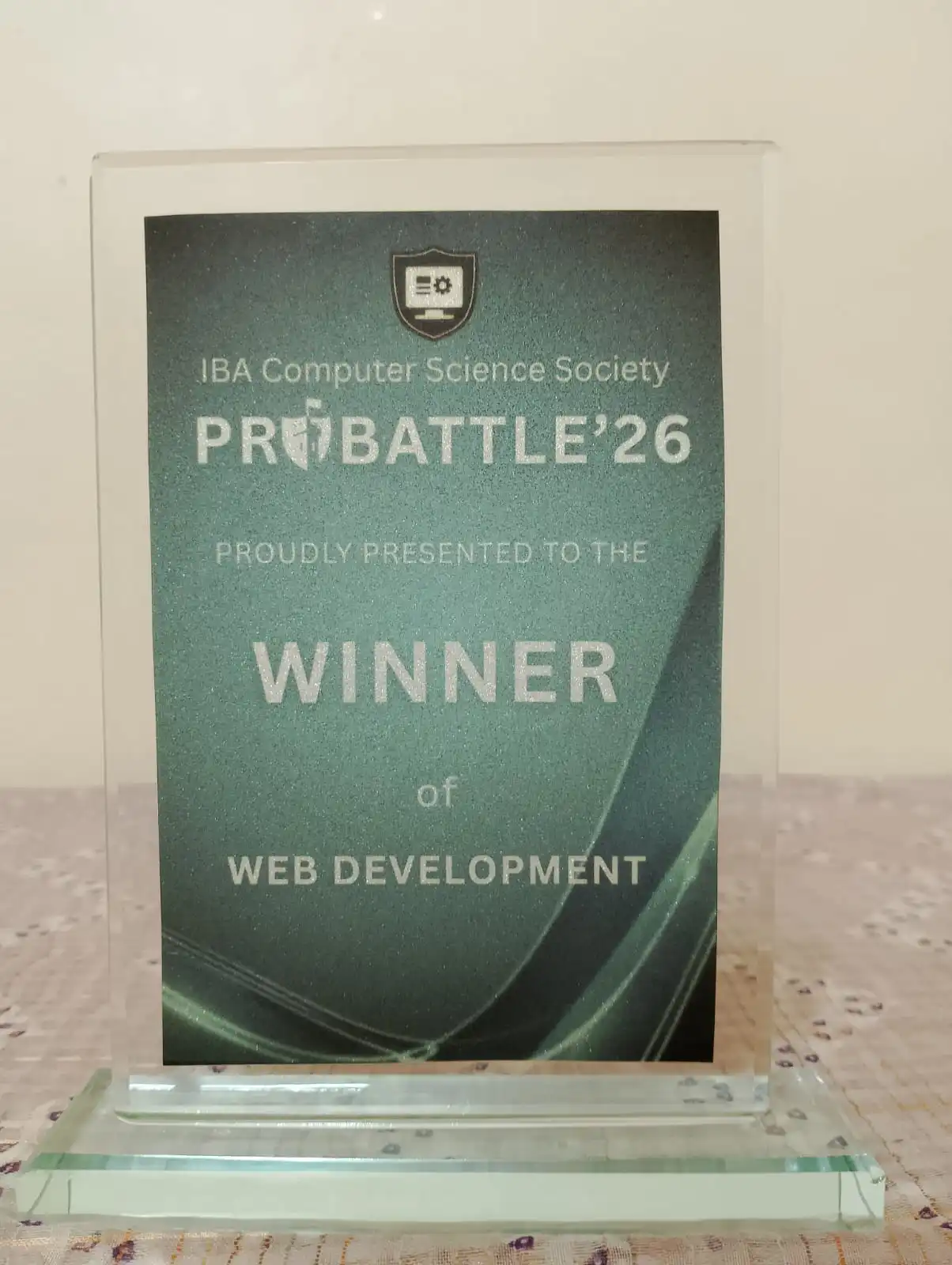 IBA ProBattle 2026 winner award