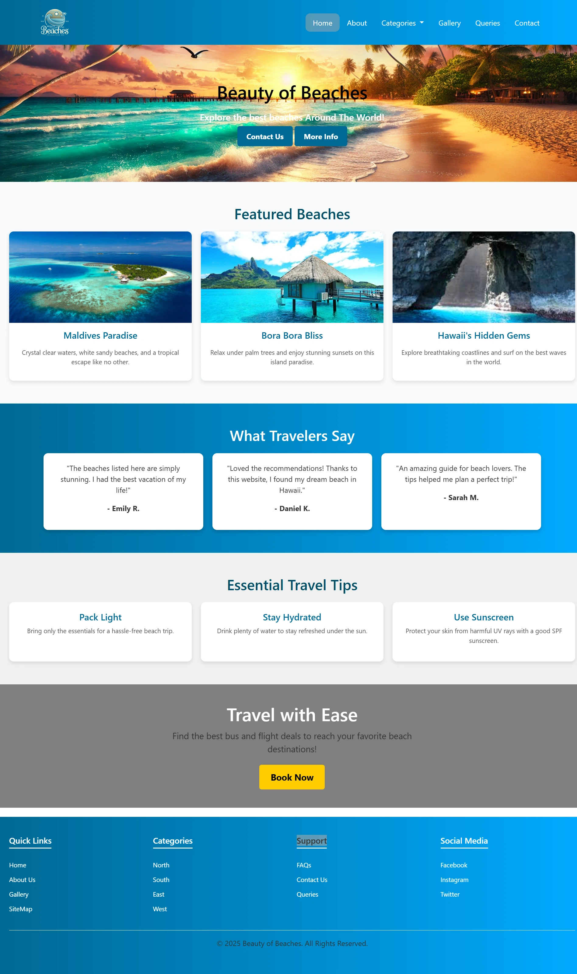 Beauty of Beaches project preview