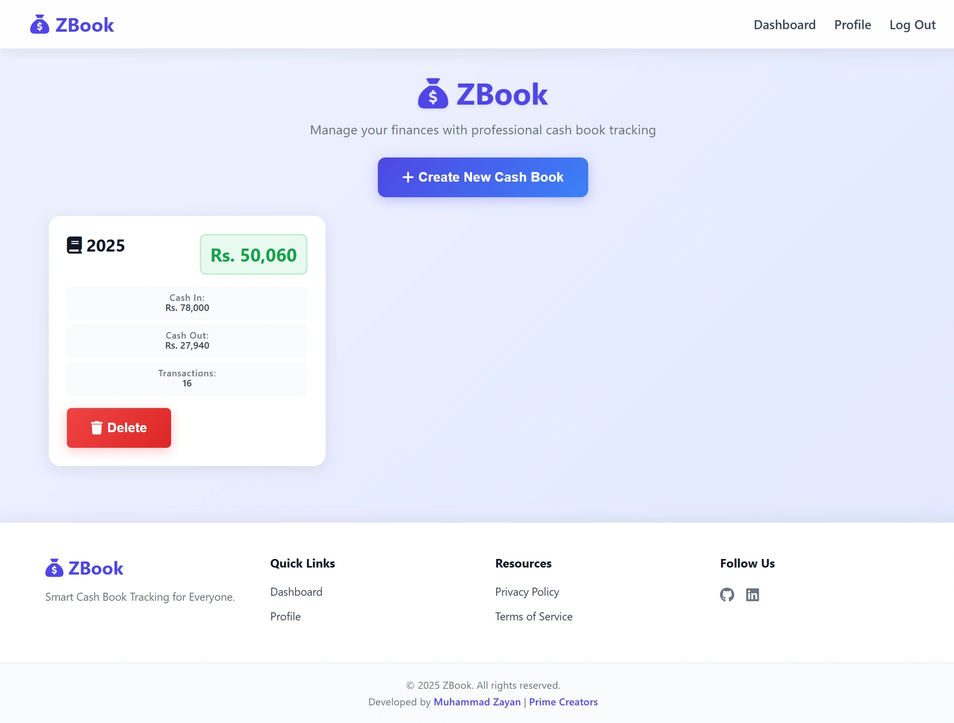 ZBook project preview